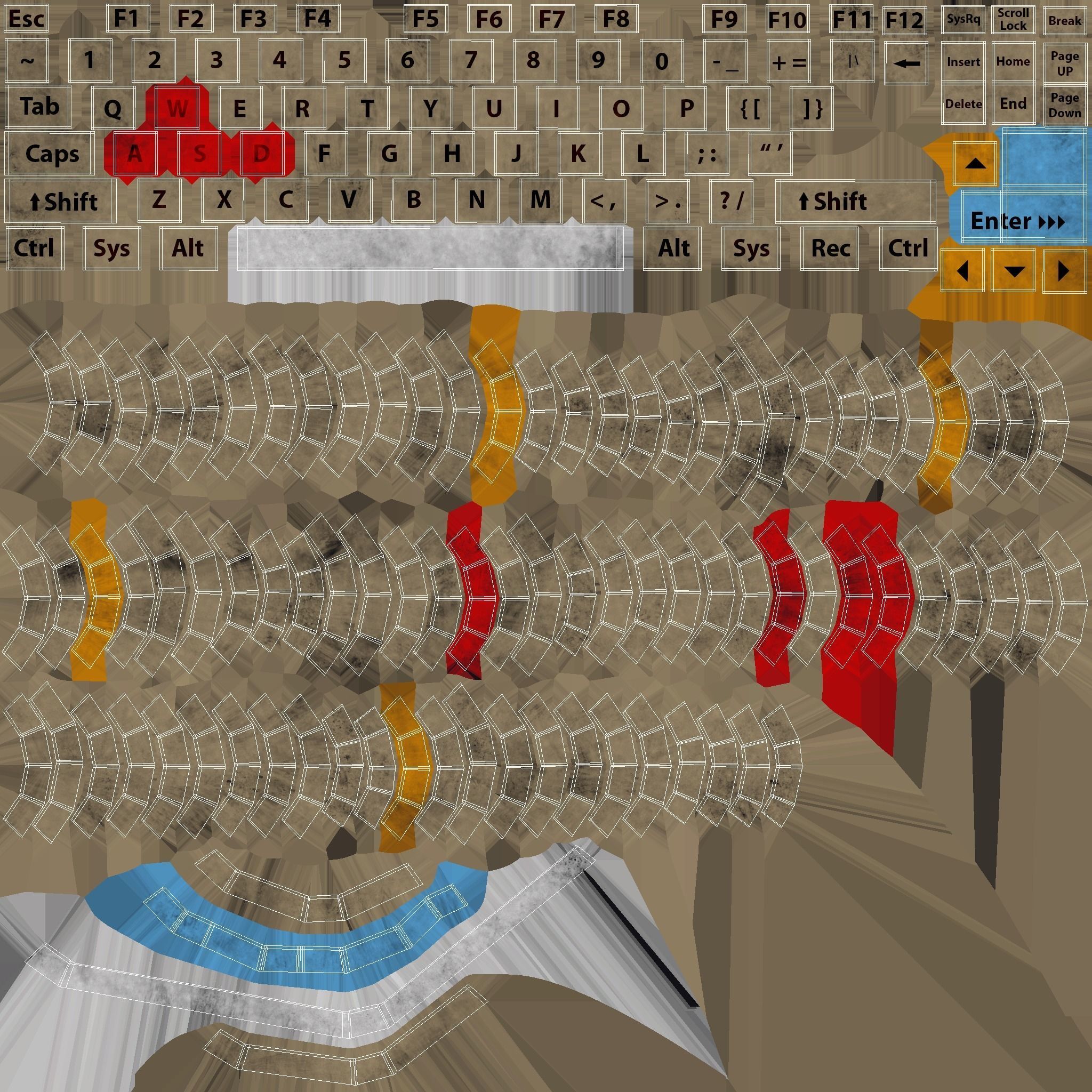 Sci-fi Monitor4 Low-poly 3D model_20