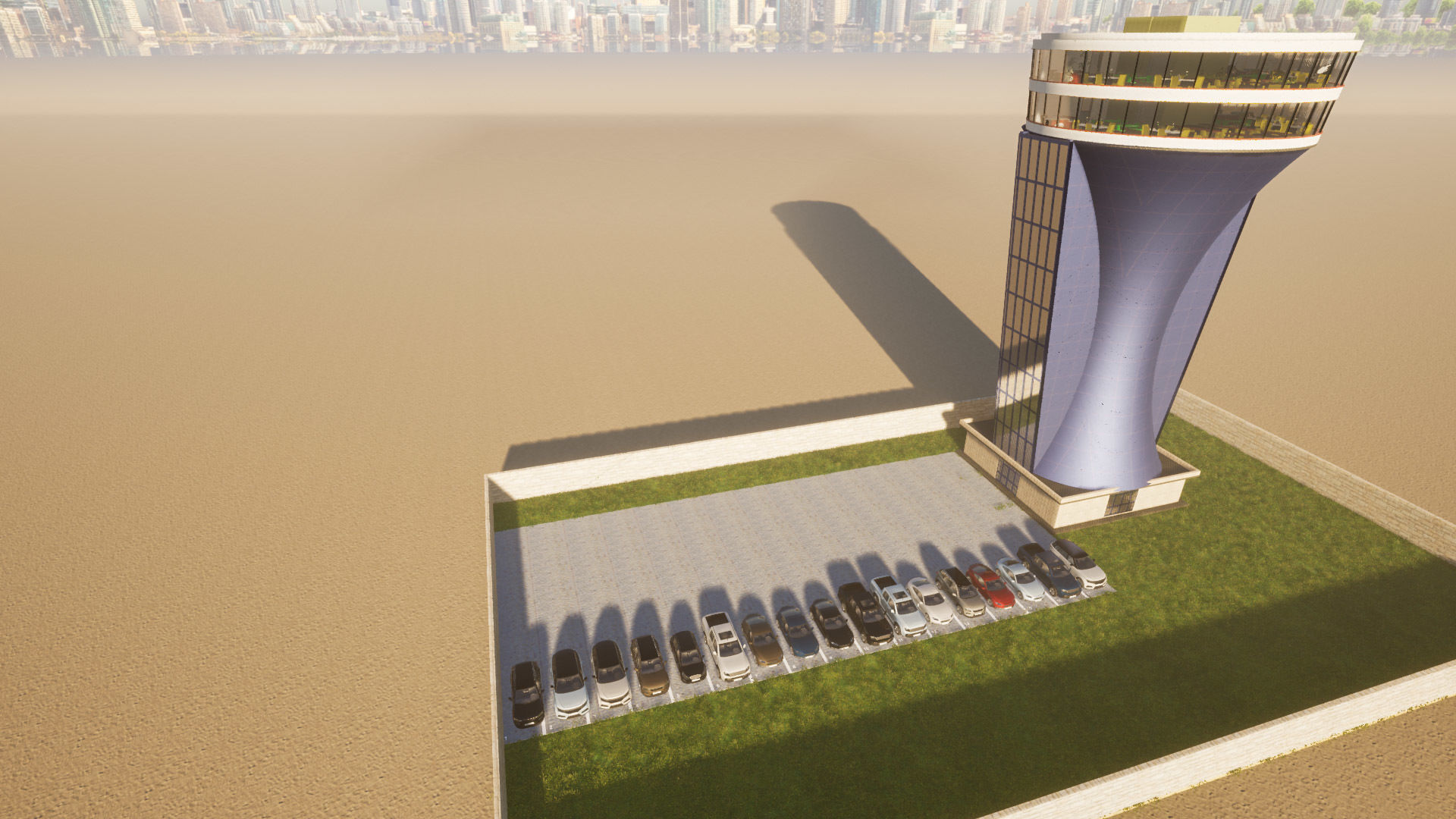 Tower Restaurant 3D model_5