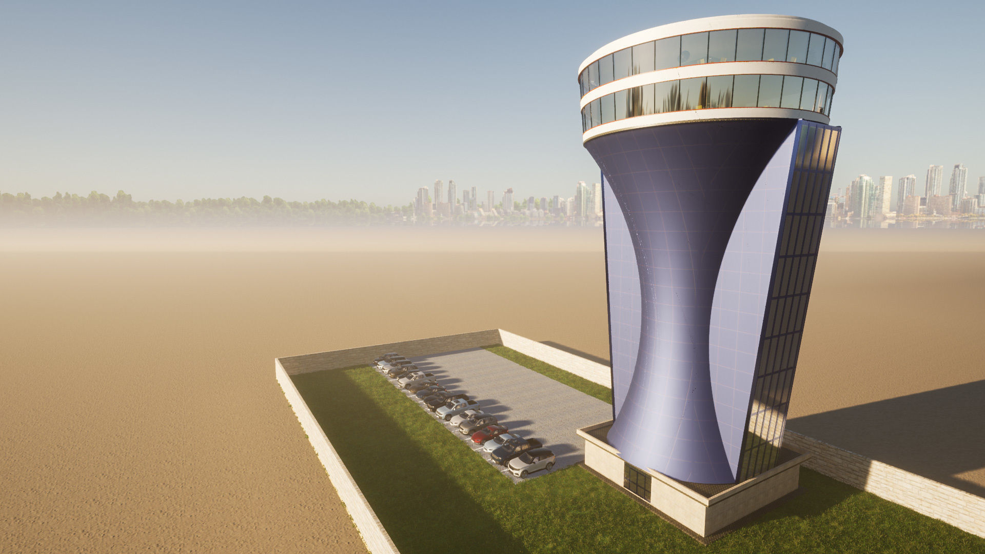 Tower Restaurant 3D model_1