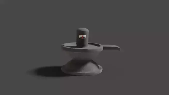 Lord shiva low poly game ready model