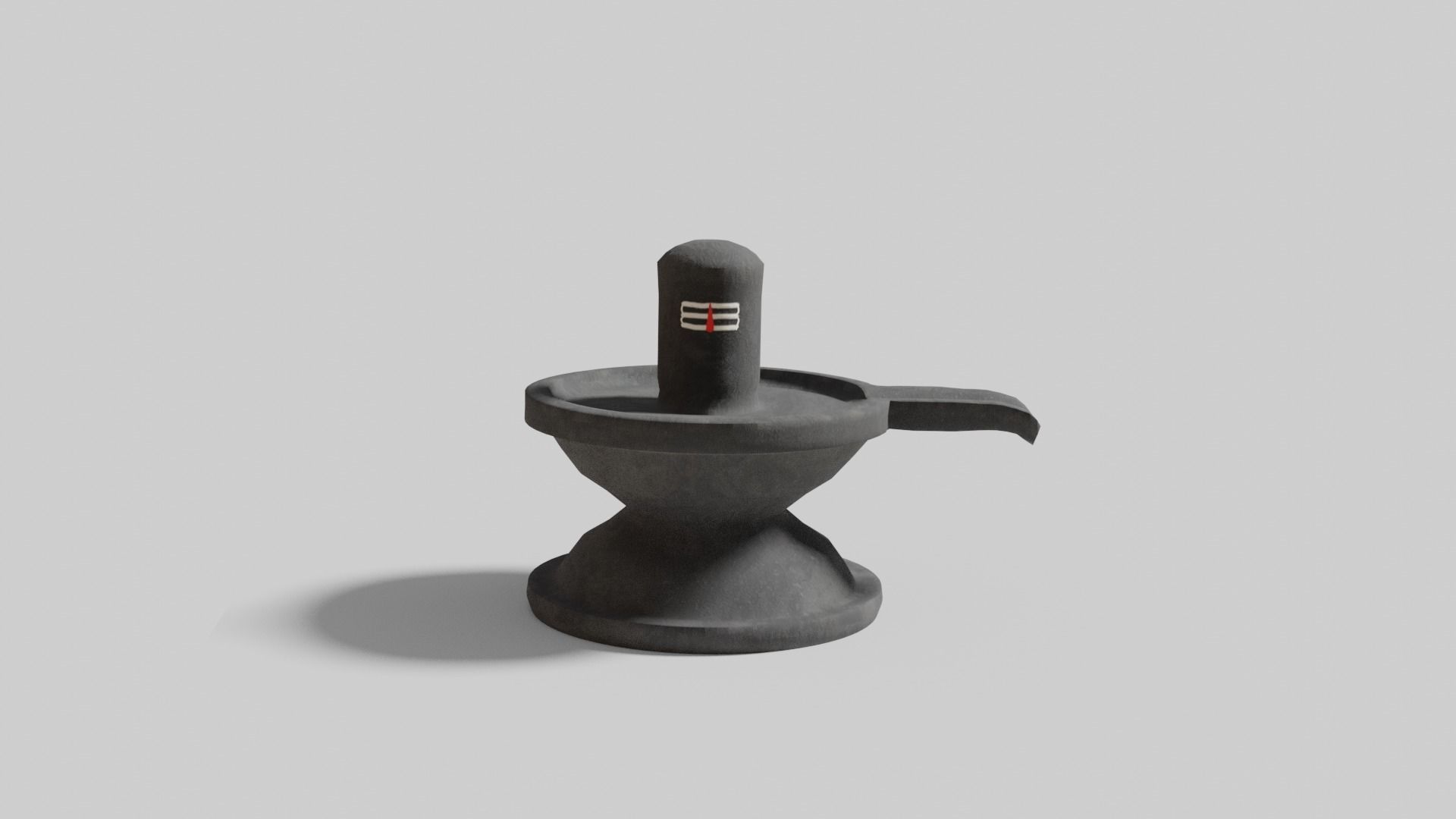 Lord shiva low poly game ready model Free low-poly 3D model_1