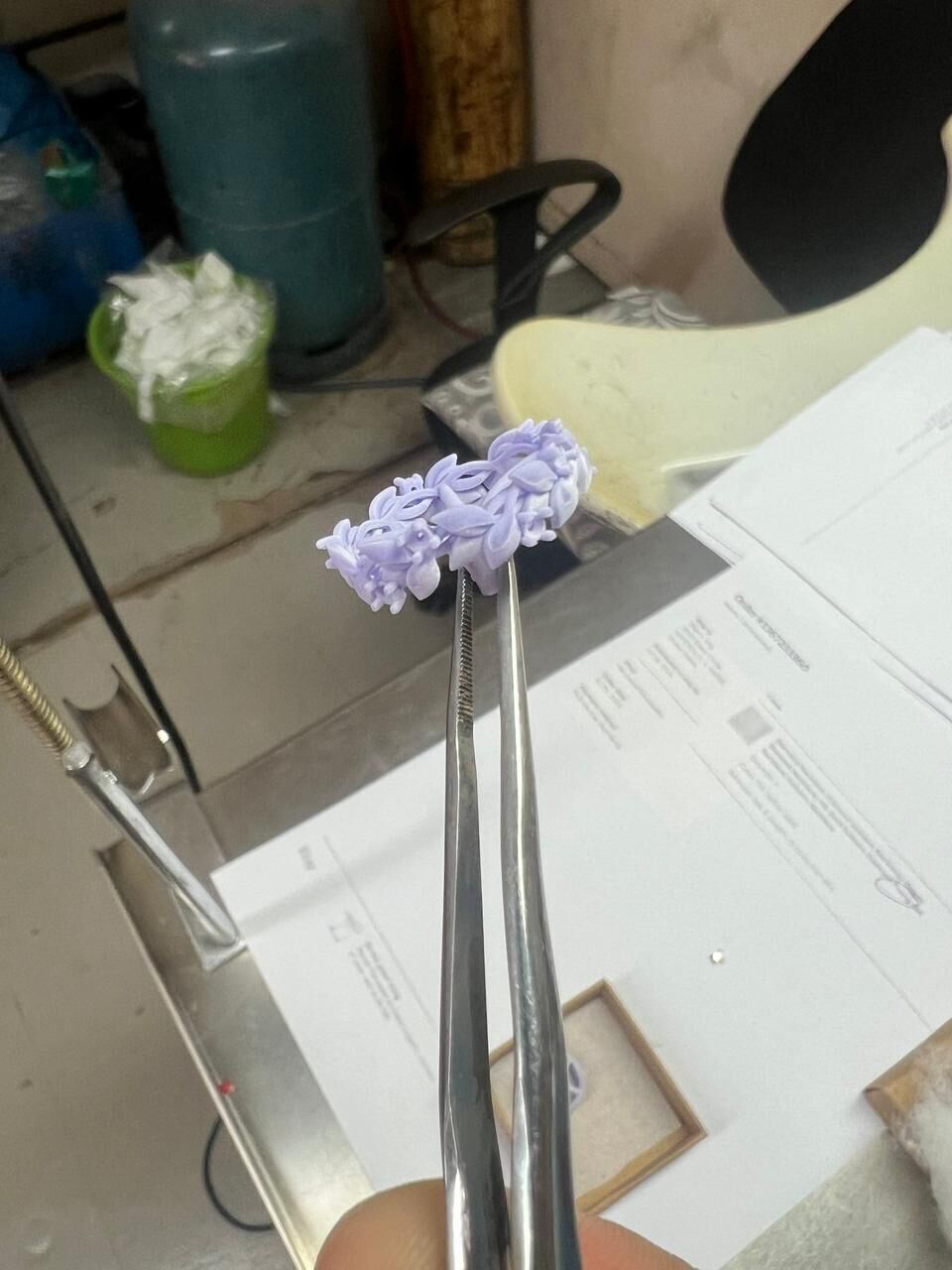 Floral Leaves Eternity Ring Nature Inspired Leaves Ring 7US 3D print model_10