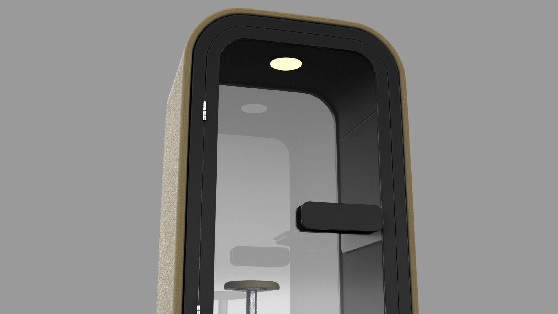 Office POD Small Low-poly 3D model_12