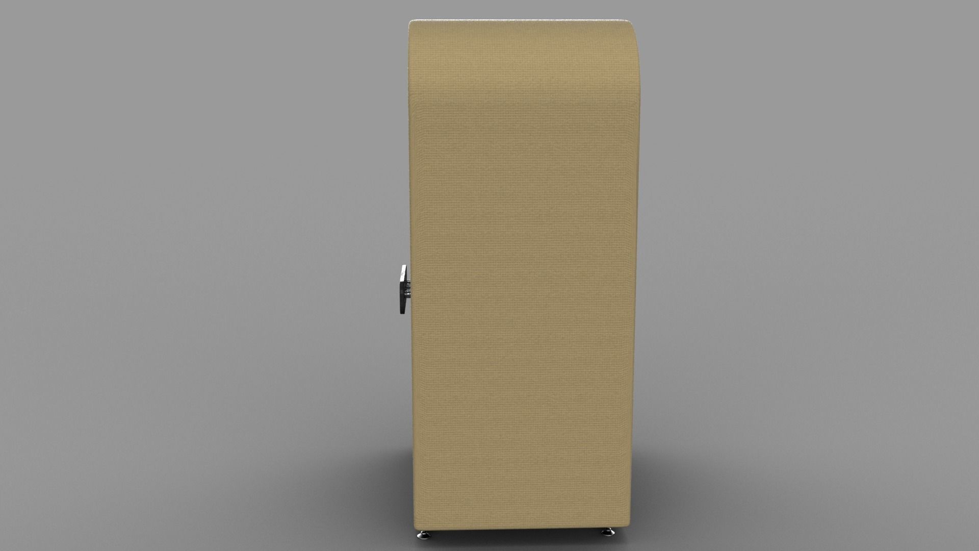 Office POD Small Low-poly 3D model_5