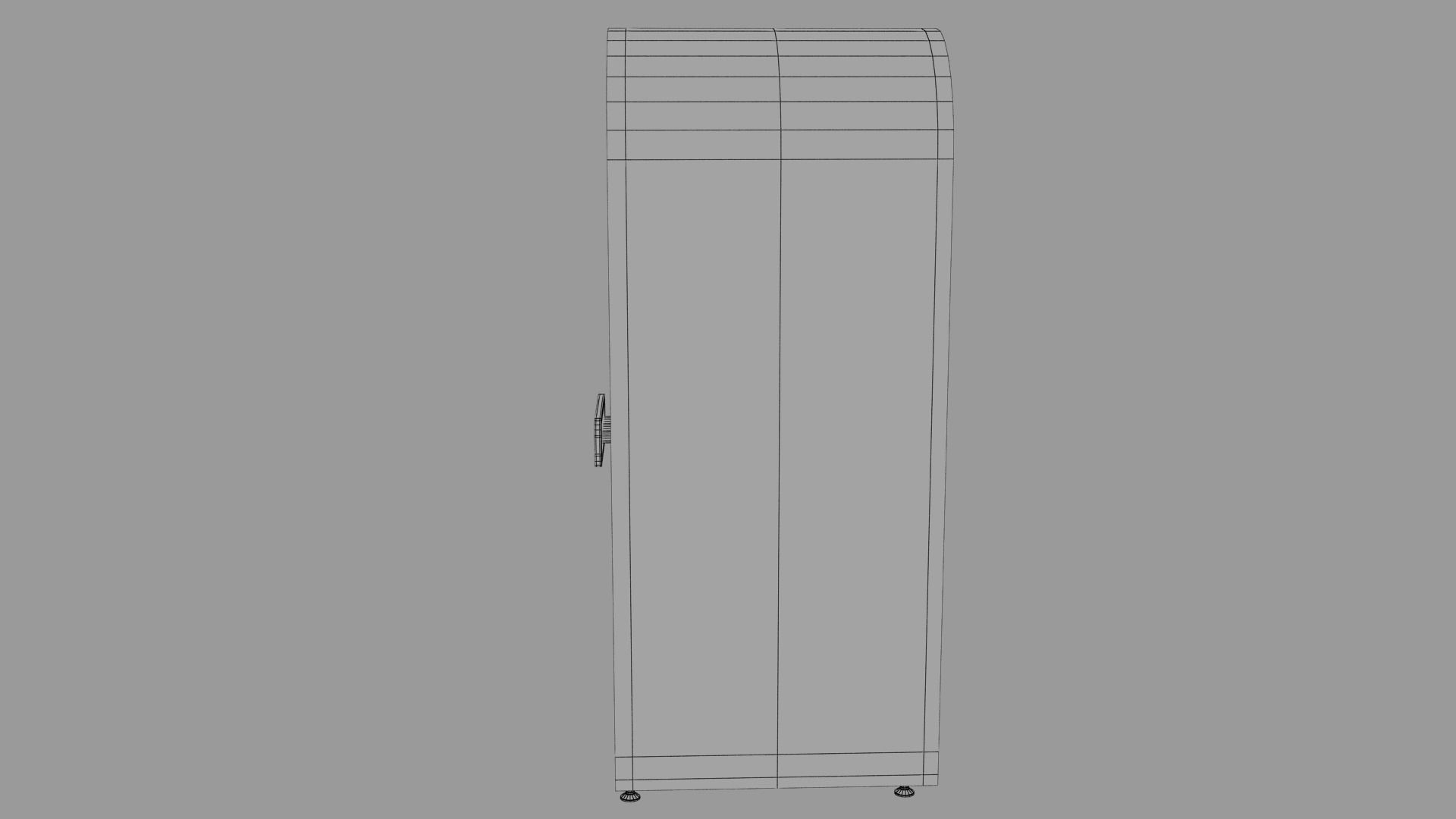 Office POD Small Low-poly 3D model_20