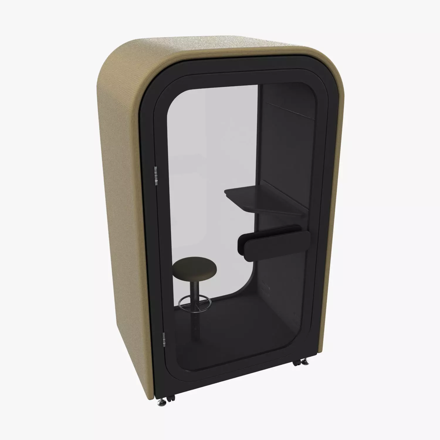 Office POD Small Low-poly 3D model_0