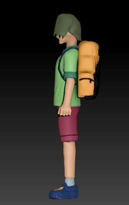 Tracey Pokemon Trainer 3D print model_1