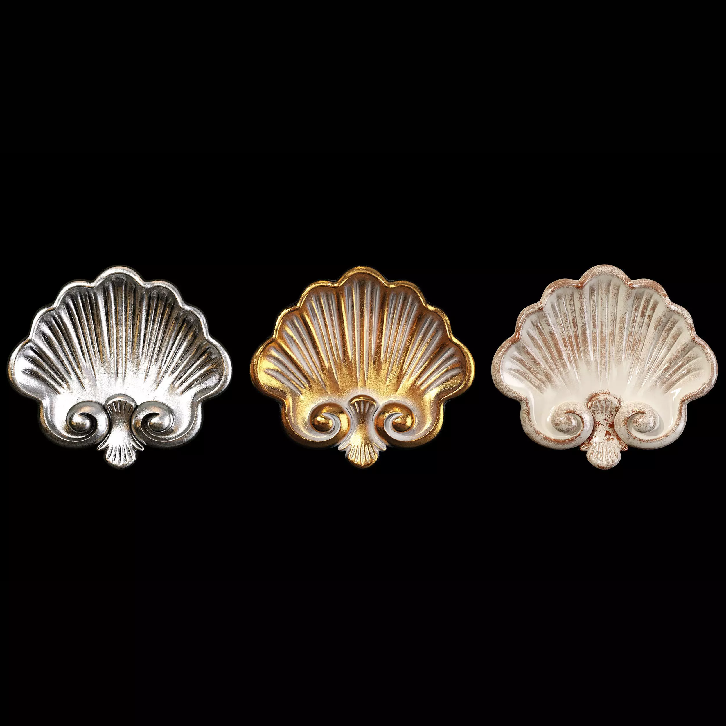 Classic carved 108 3D model_0