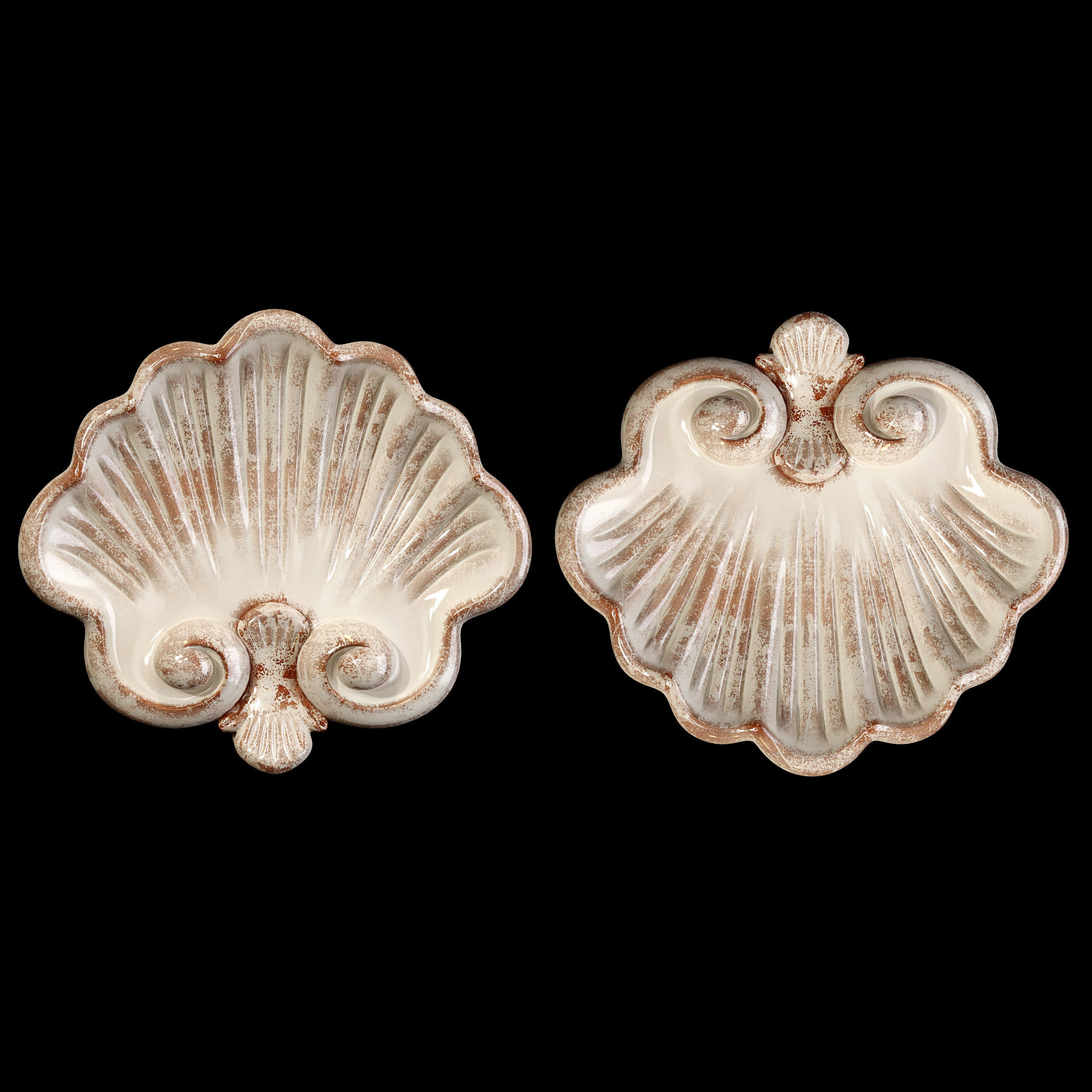 Classic carved 108 3D model_3