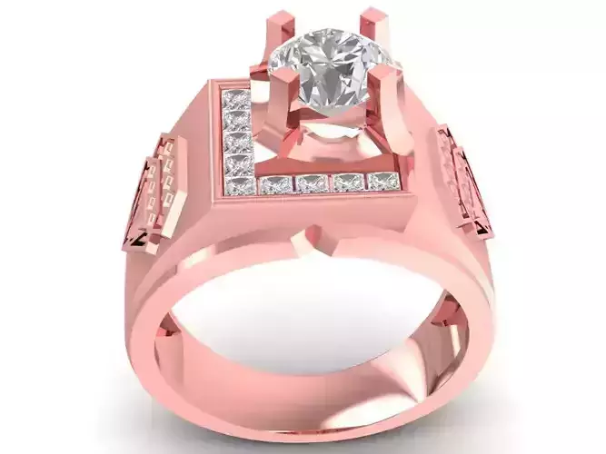 new style korea diamond ring for men  2502