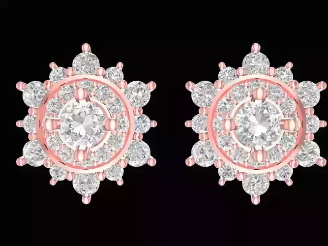 diamond earrings 2503