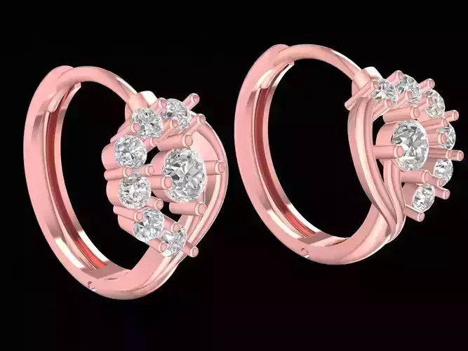 diamond earrings 2505