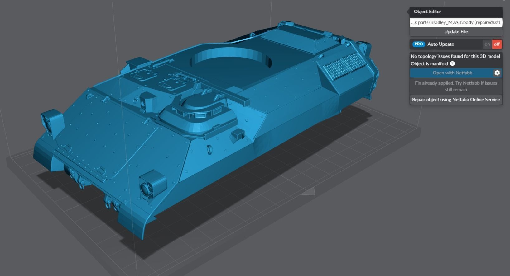 M2 Bradley IFV scale model   3D print model_6