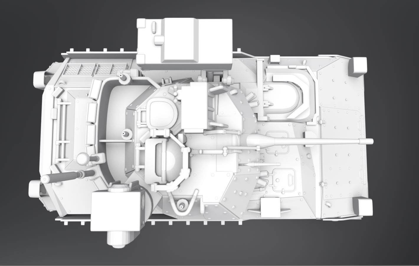M2 Bradley IFV scale model   3D print model_3