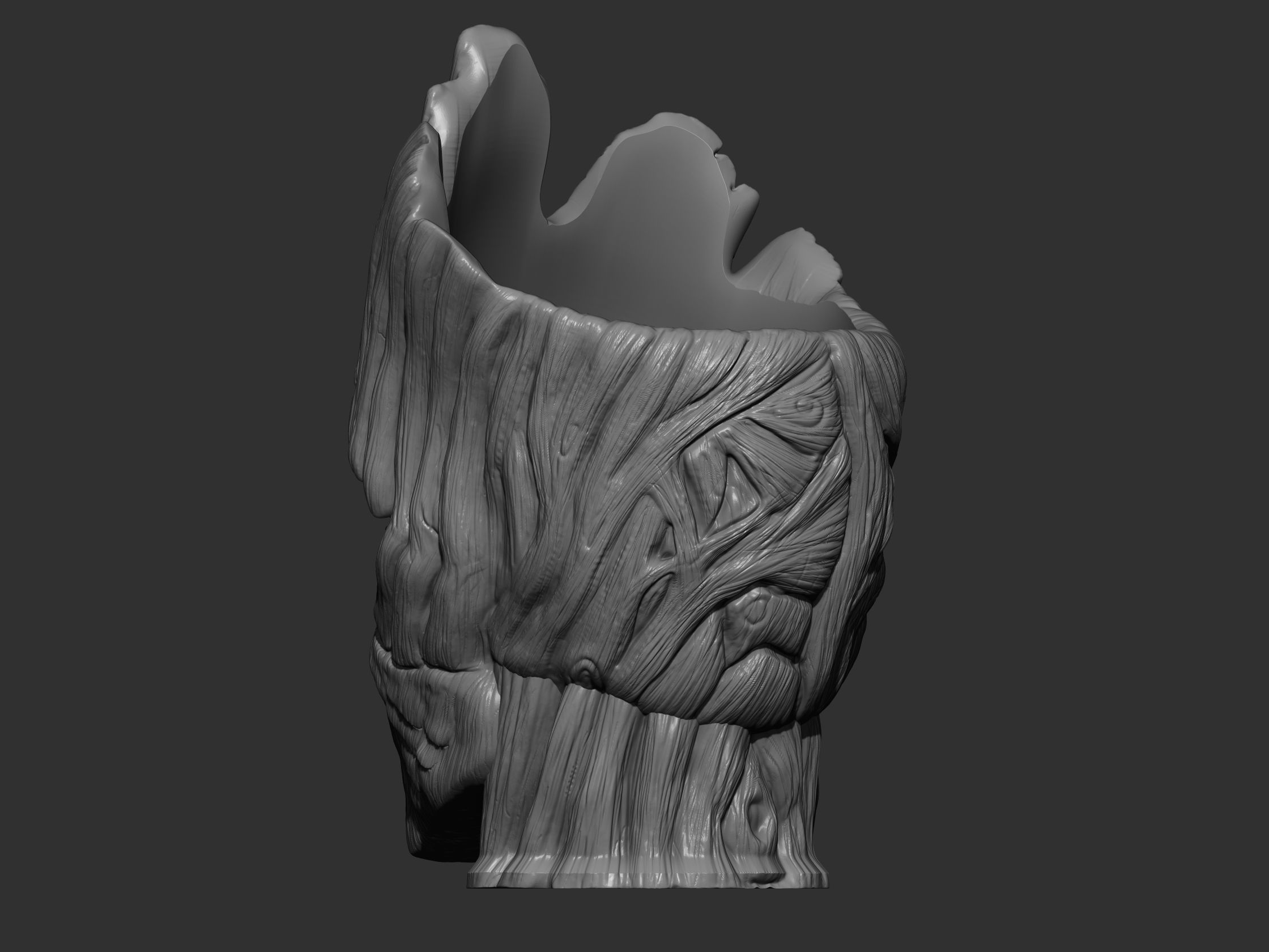 Groot Vase  3D print model_2