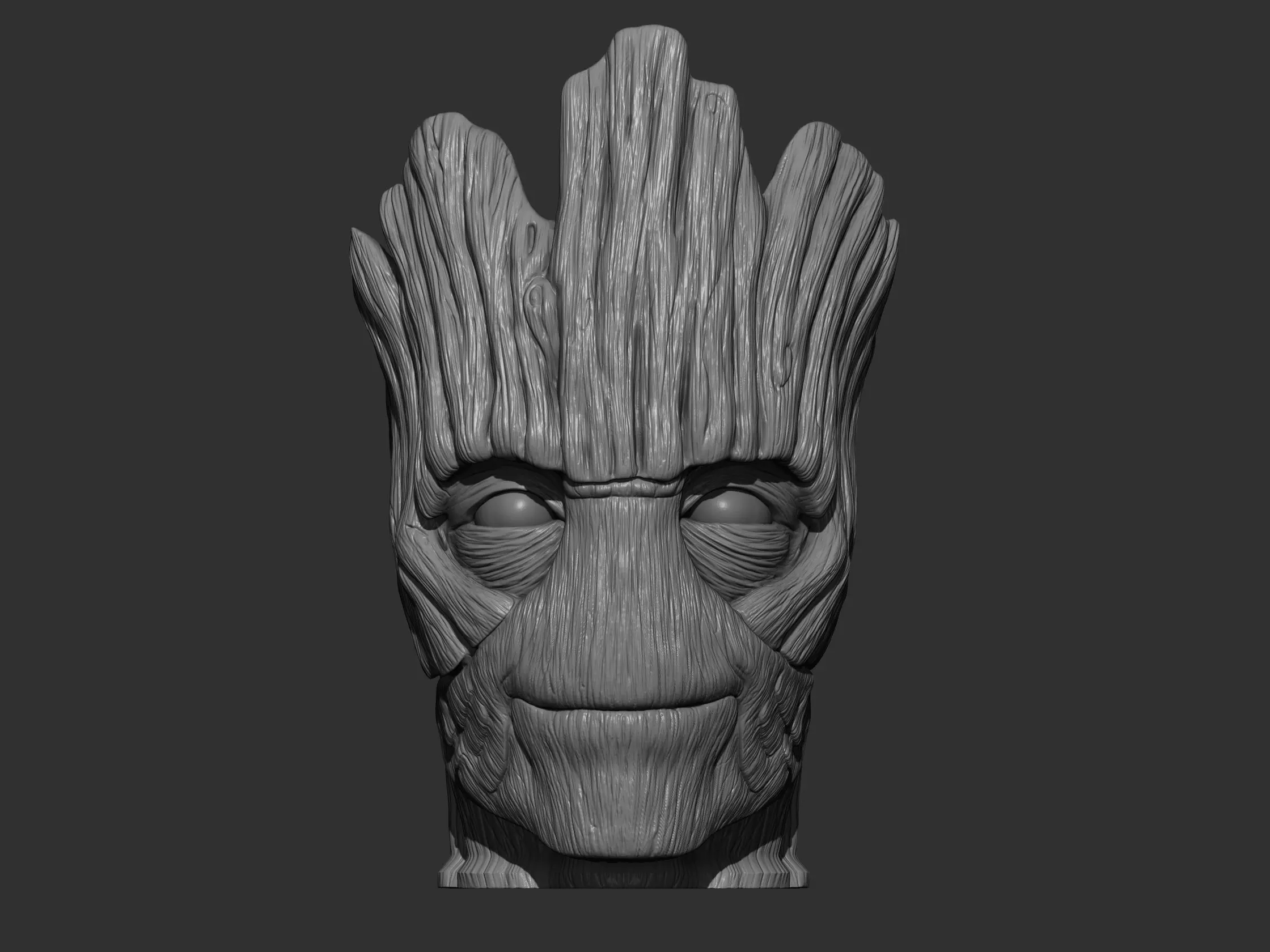 Groot Vase  3D print model_0