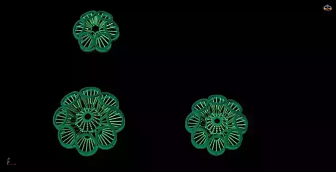 Pendant Set 3 shamrock earrings