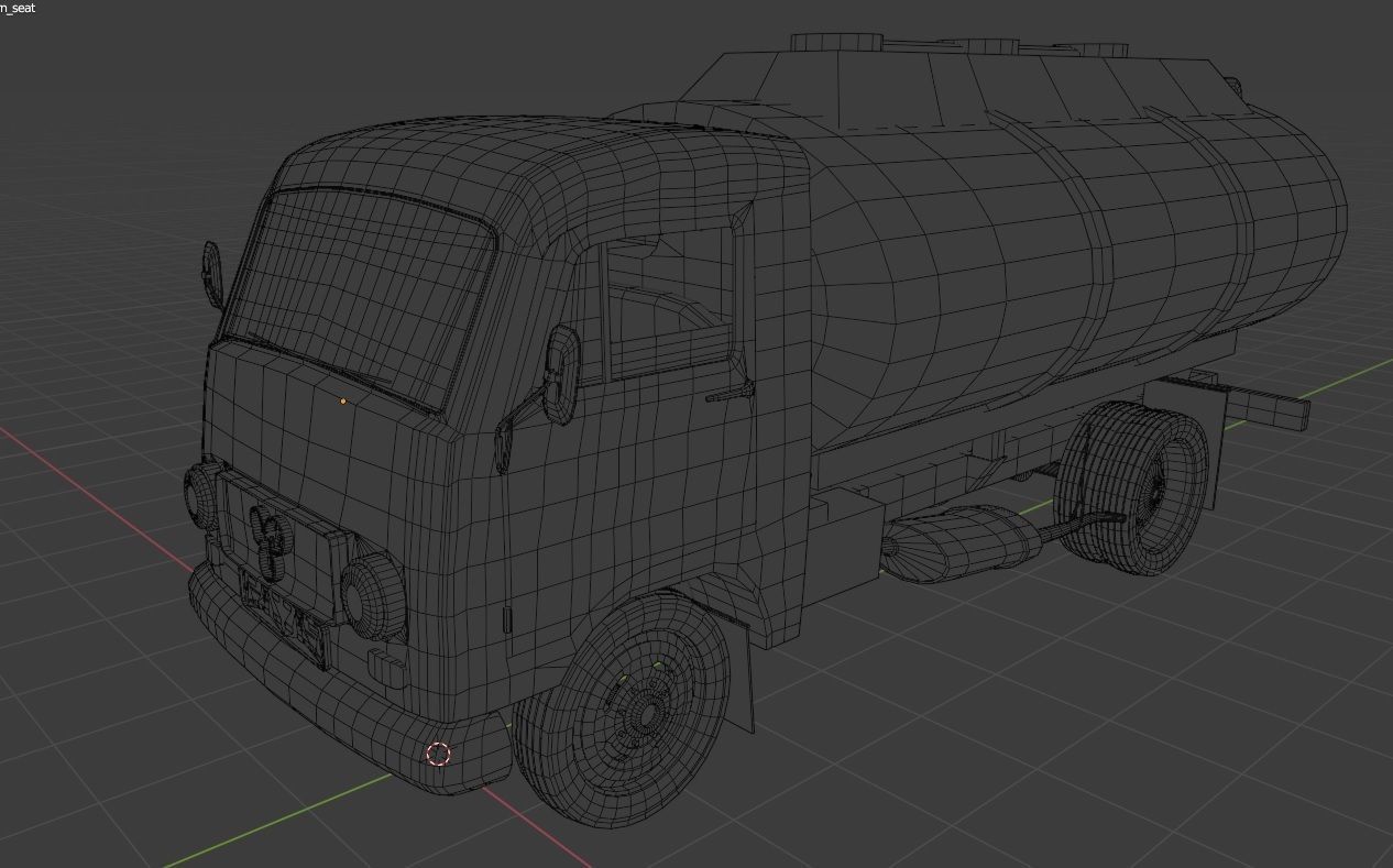 1980s Yugoslav-Soviet TAM industrial truck 3 SET Free 3D model_4