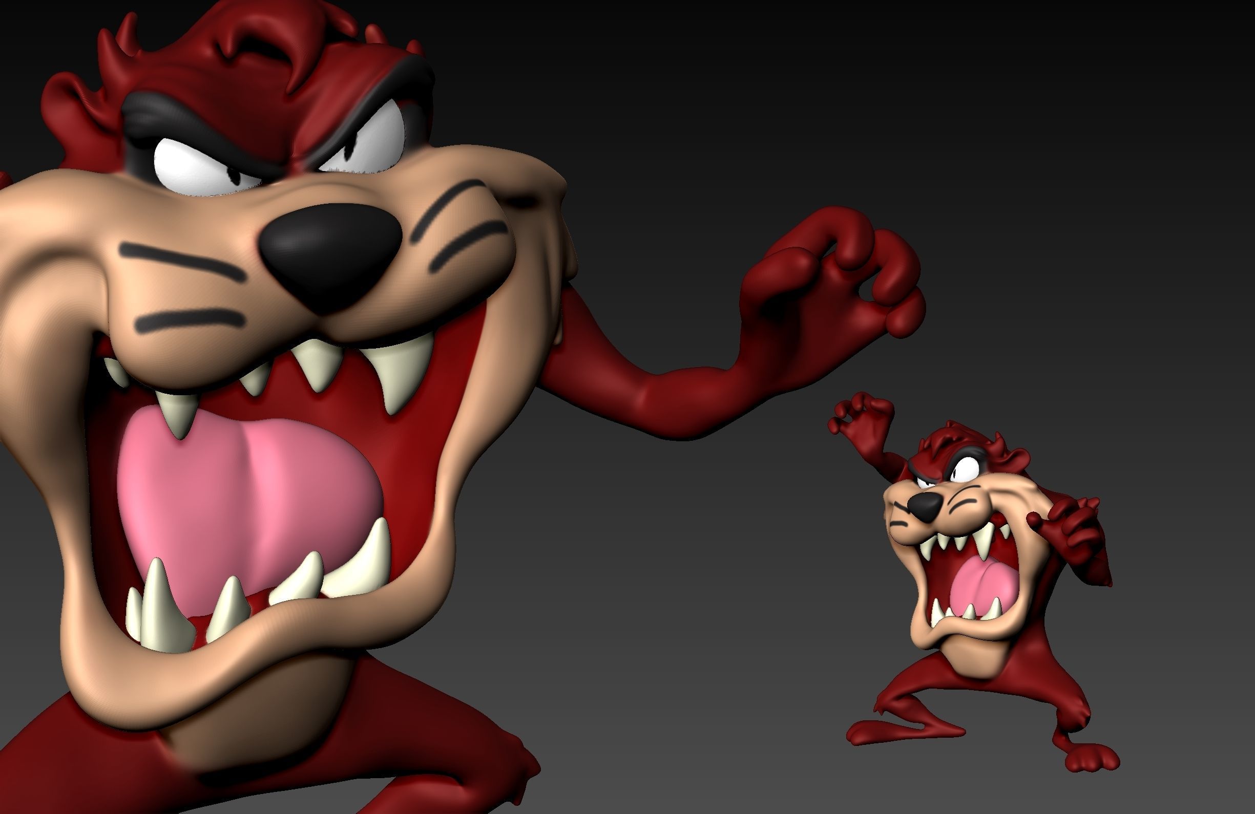 Taz Mania - Looney Tunes Free 3D print model_2