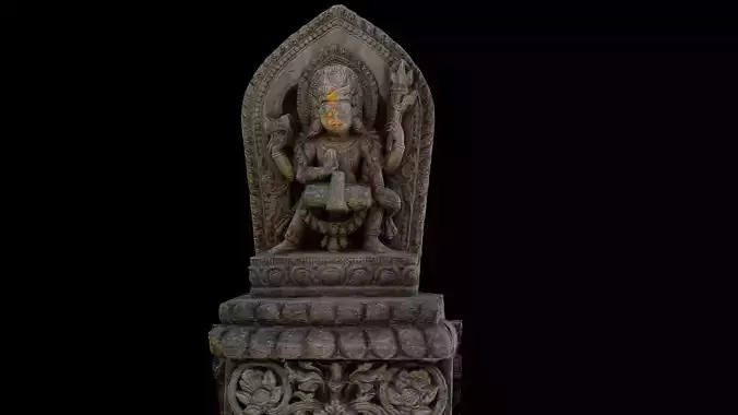 Vishnu with 2 LOD - Nepal Heritage