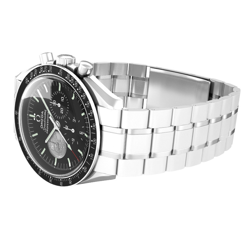 Omega Speedmaster Apollo edition 3D model_2