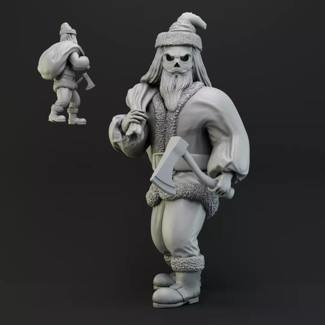 Evil santa 3D print model_0