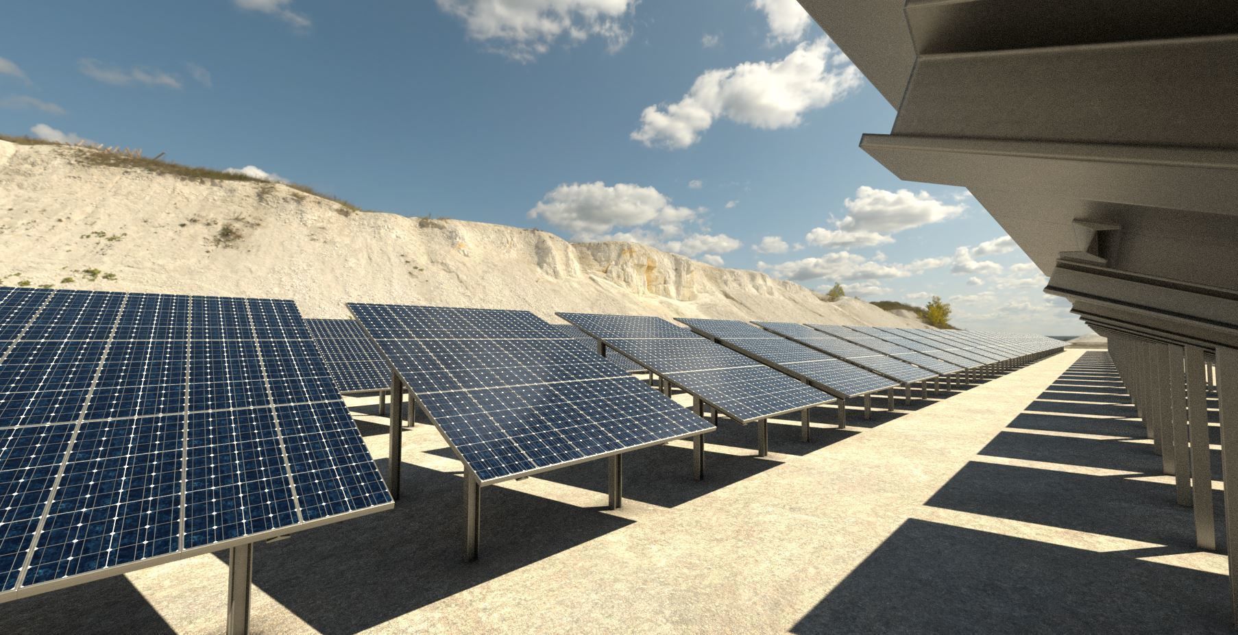 Solarmodule Version 4 - 6500mm Low-poly 3D model_10