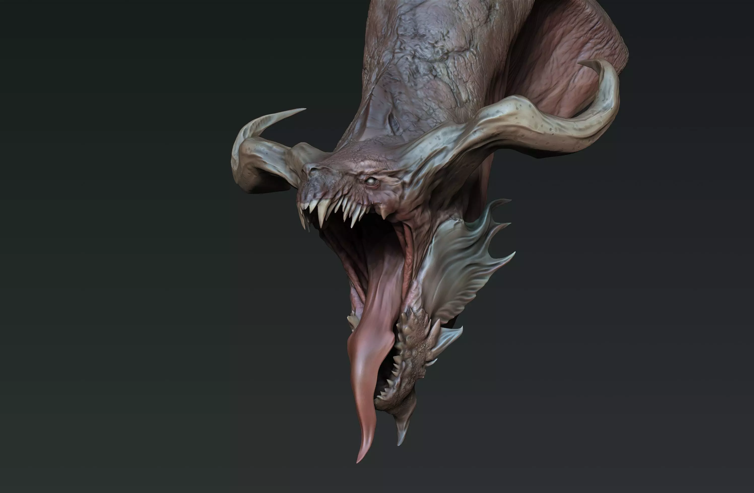 Dragon Bust 3D model_0