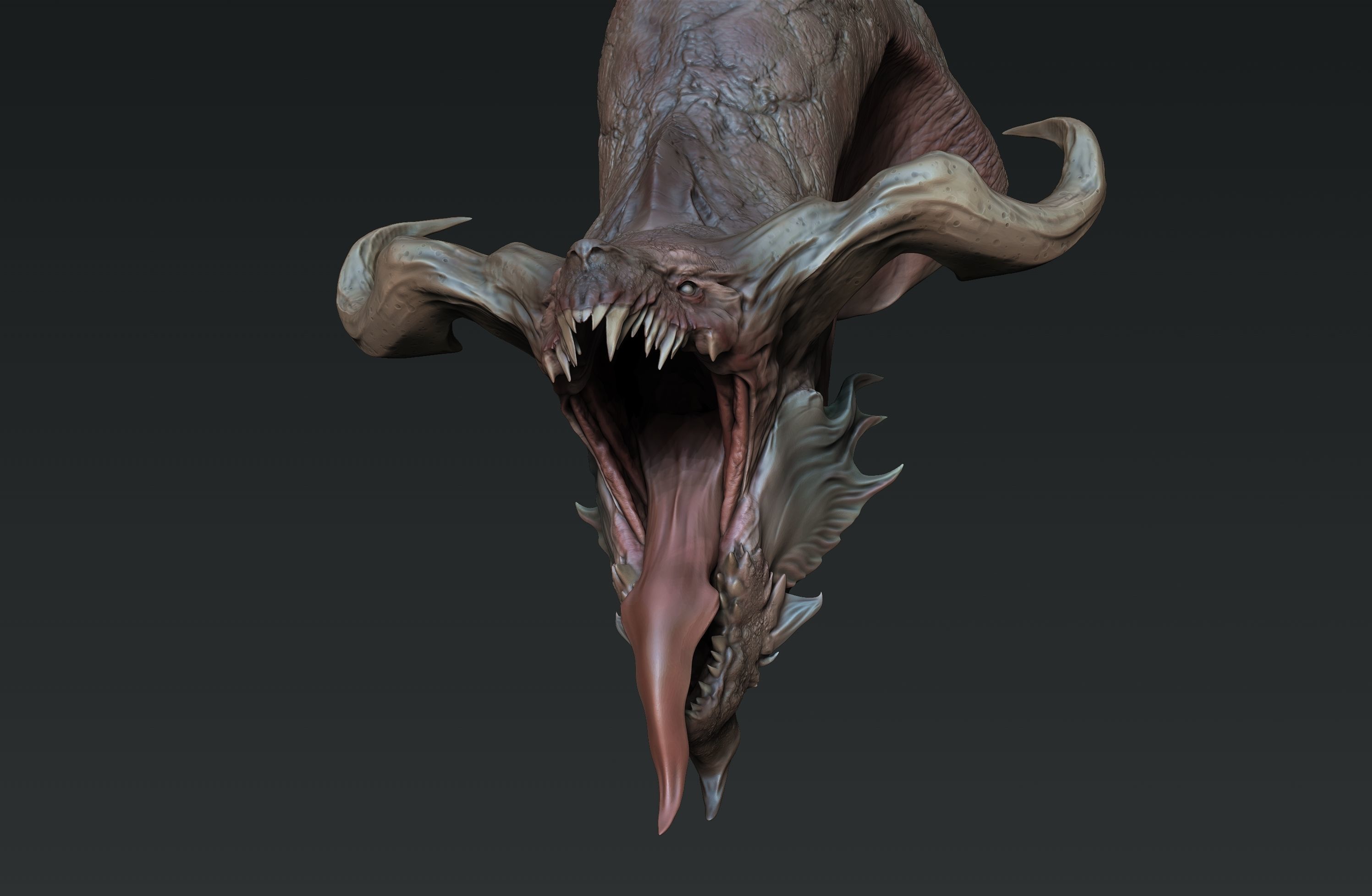 Dragon Bust 3D model_6