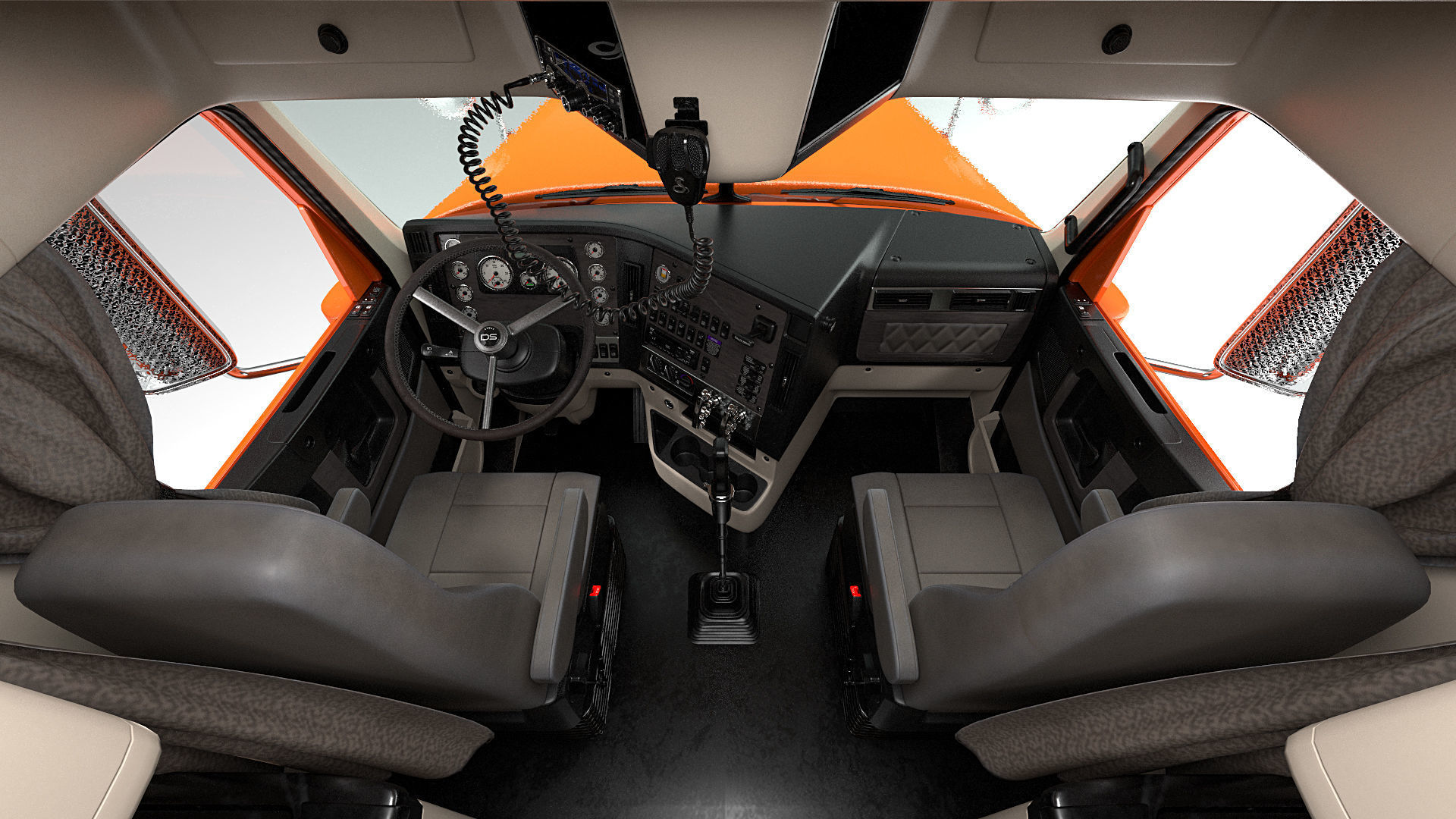 2020 Freightliner 122SD Truck 3D model_11