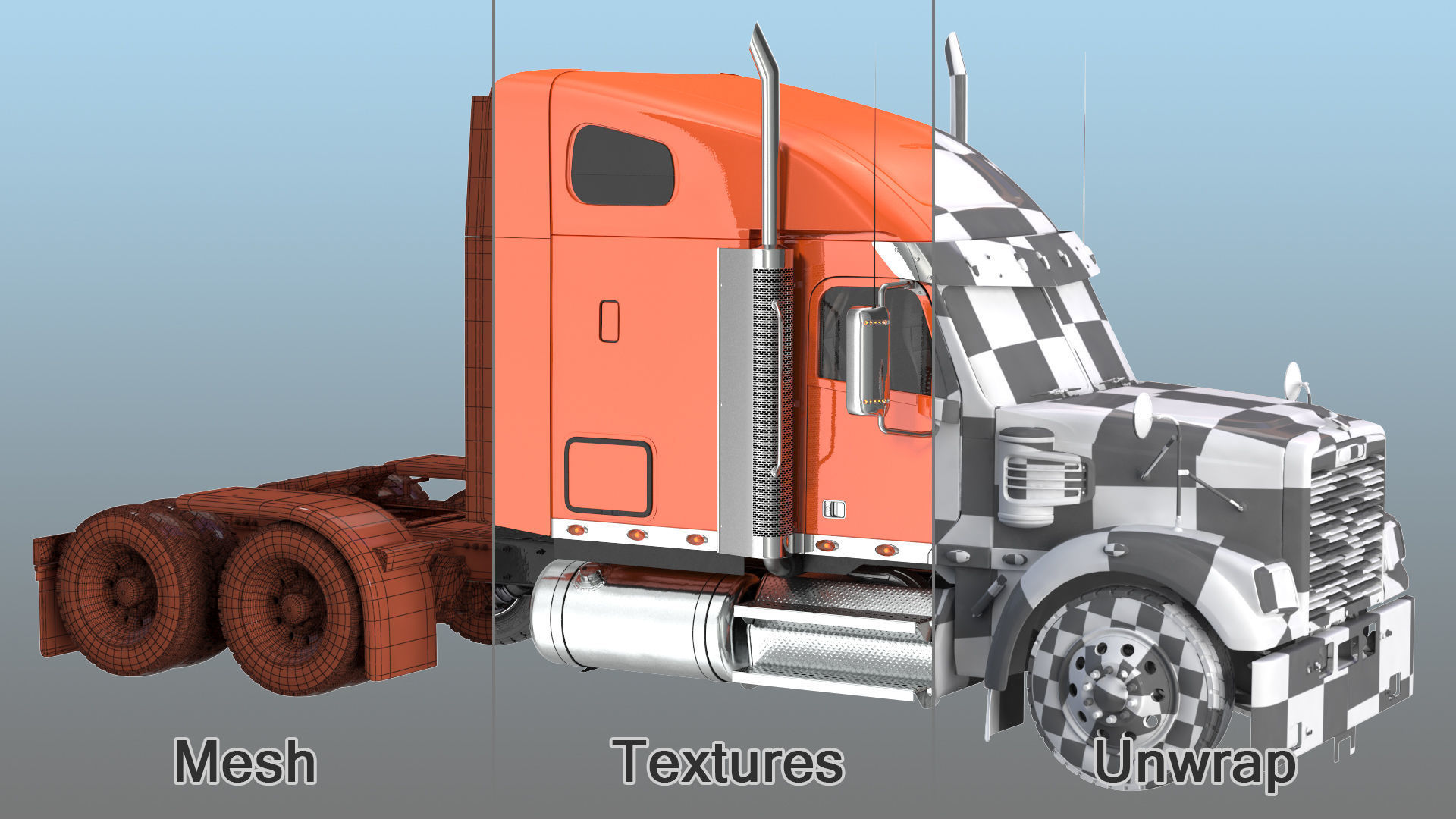 2020 Freightliner 122SD Truck 3D model_24