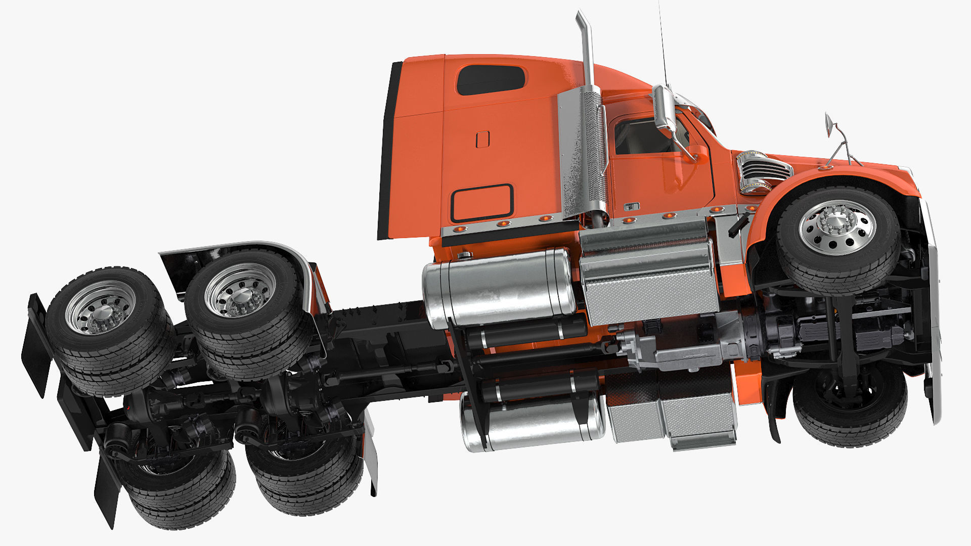 2020 Freightliner 122SD Truck 3D model_21