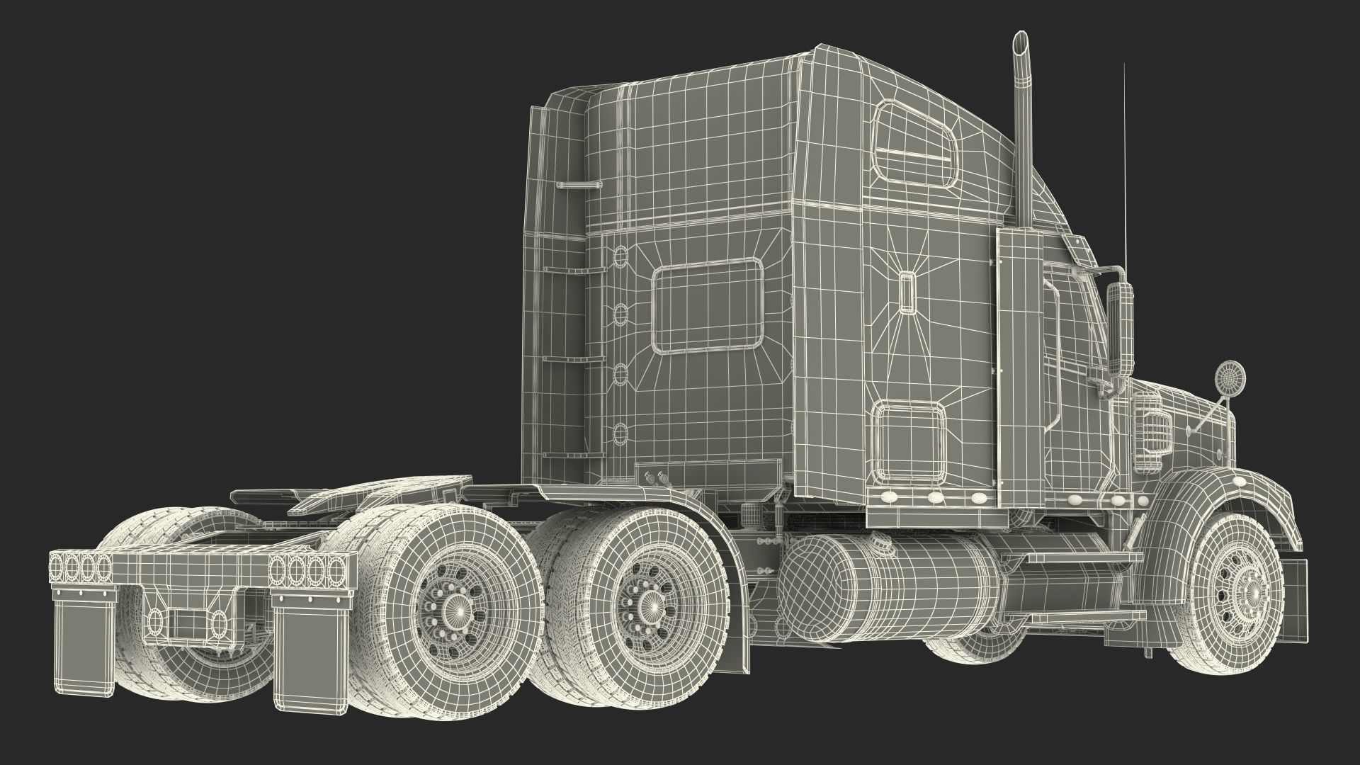 2020 Freightliner 122SD Truck 3D model_30