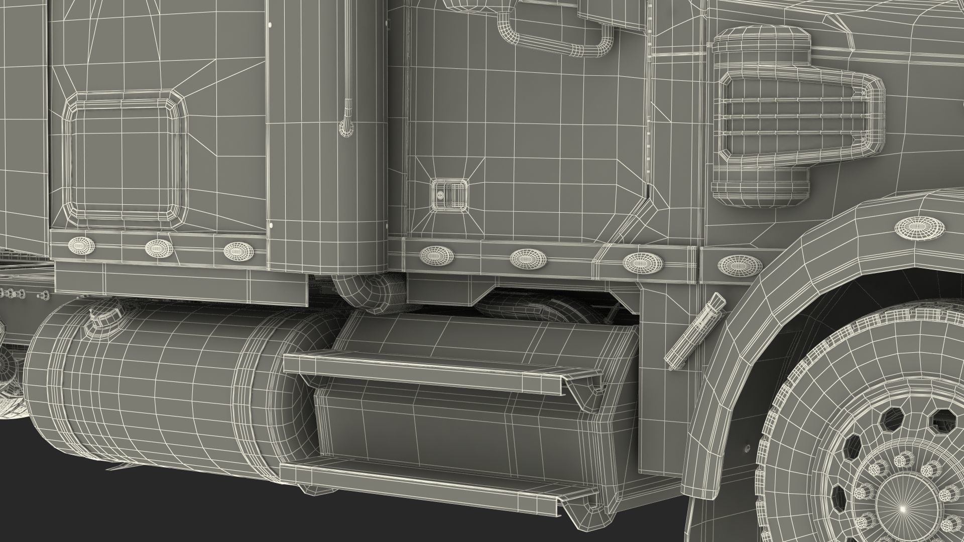 2020 Freightliner 122SD Truck 3D model_42