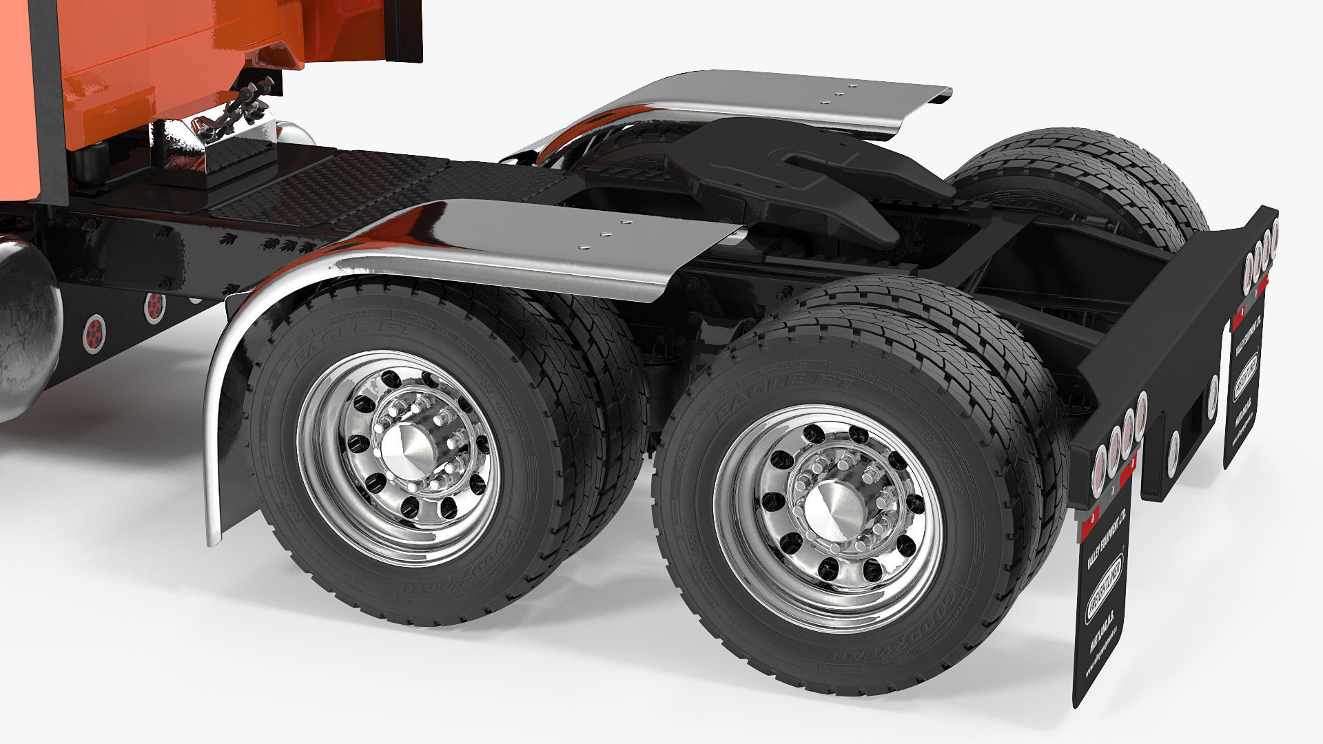 2020 Freightliner 122SD Truck 3D model_20