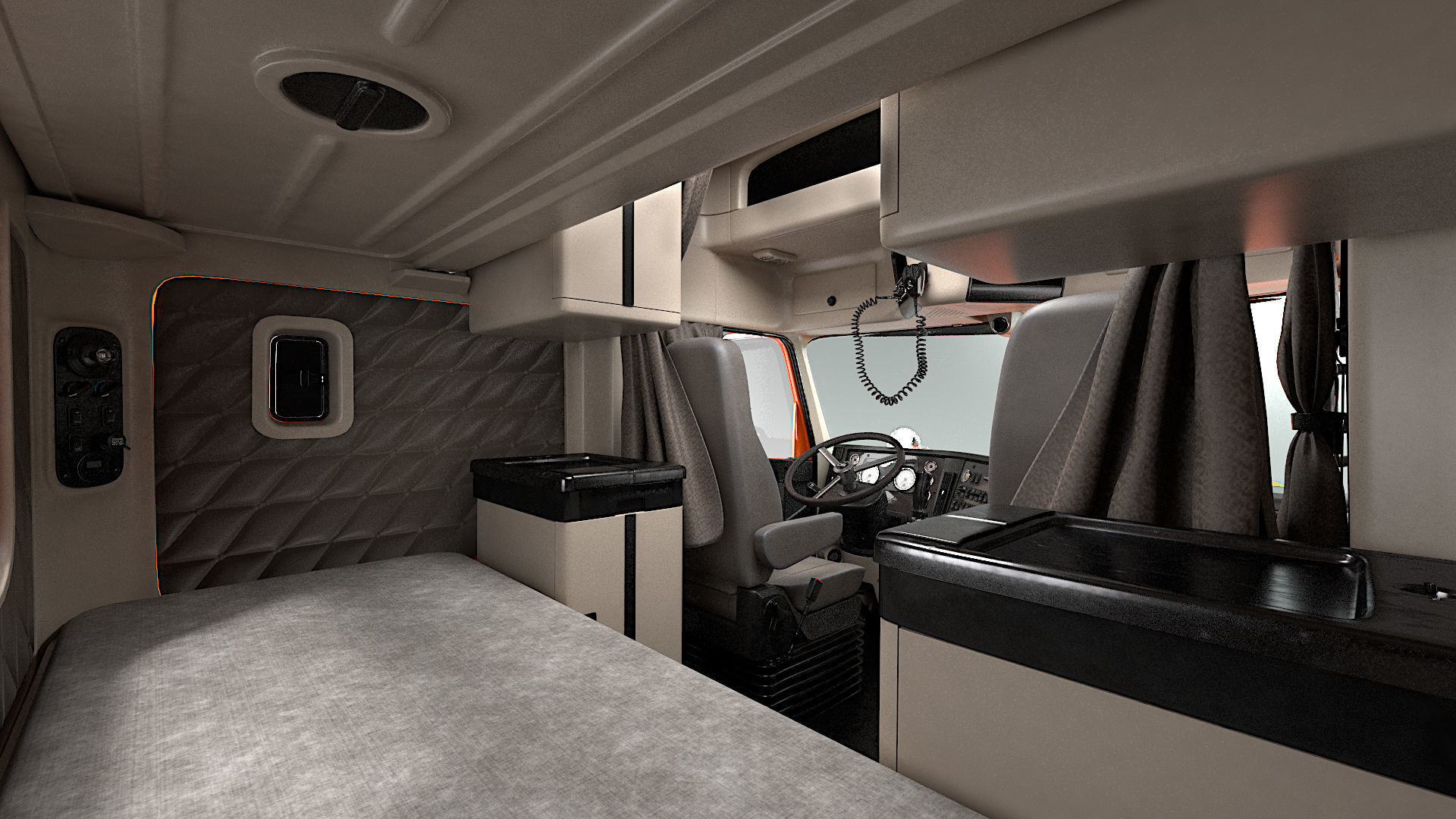 2020 Freightliner 122SD Truck 3D model_14