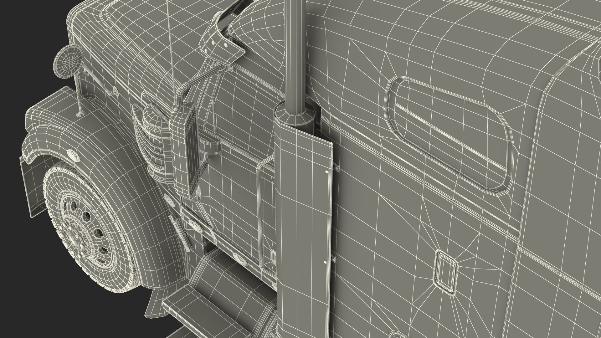 2020 Freightliner 122SD Truck 3D model_41