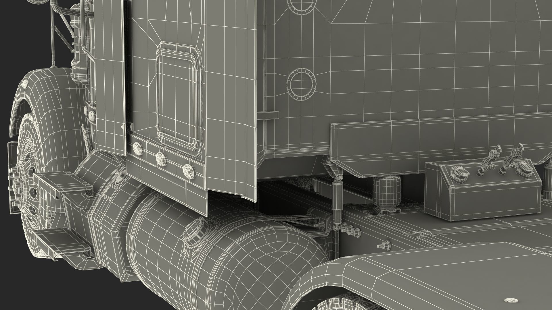 2020 Freightliner 122SD Truck 3D model_40