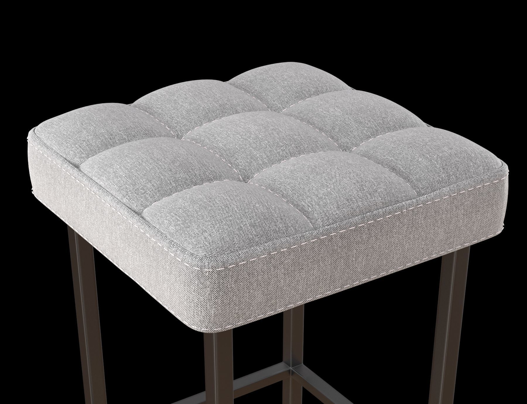 Bar stool Loft 3D model_4