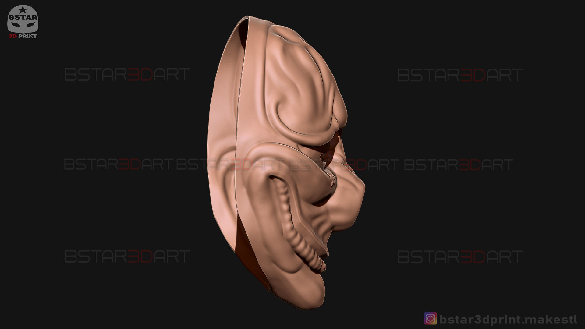 Hoxton Mask - Payday 2 Mask - Halloween Cosplay Mask 3D print model_12
