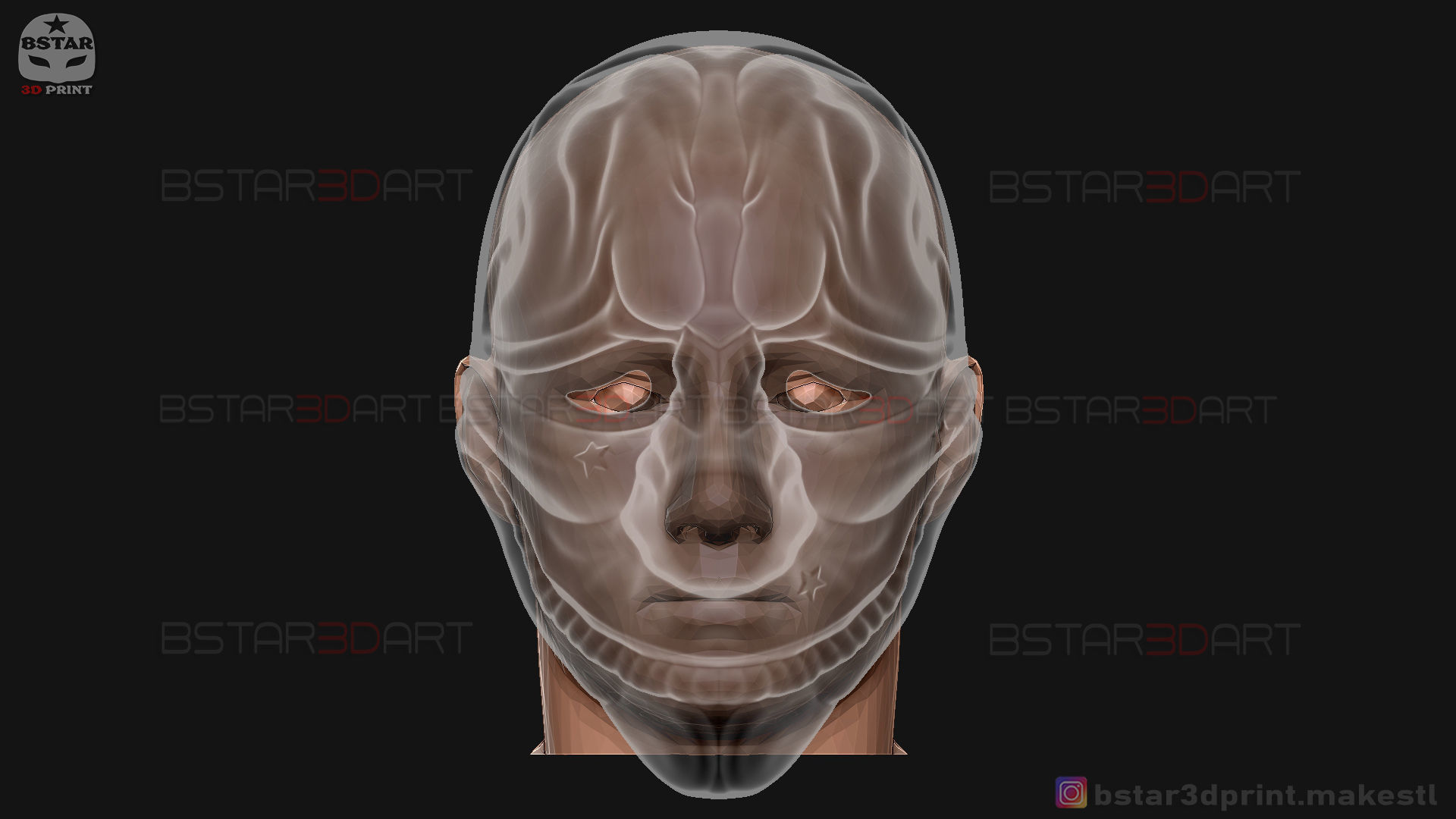 Hoxton Mask - Payday 2 Mask - Halloween Cosplay Mask 3D print model_18