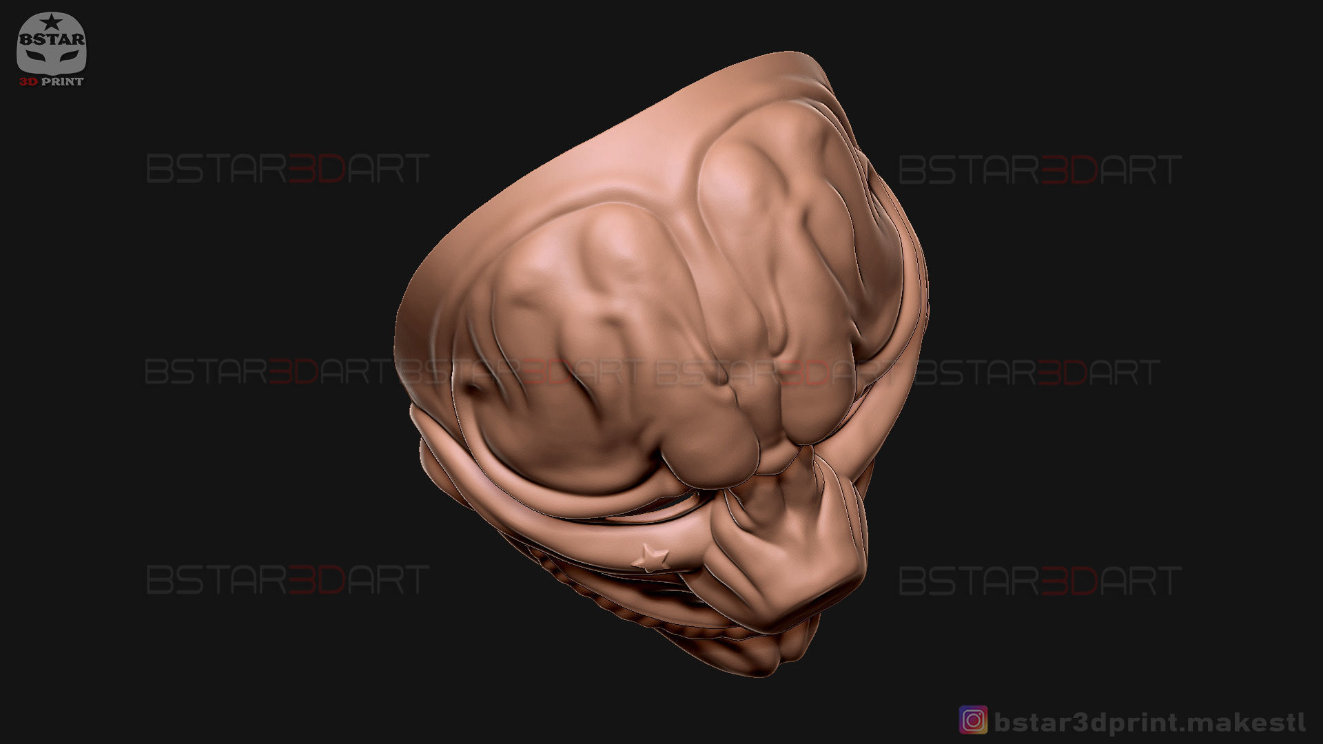 Hoxton Mask - Payday 2 Mask - Halloween Cosplay Mask 3D print model_15