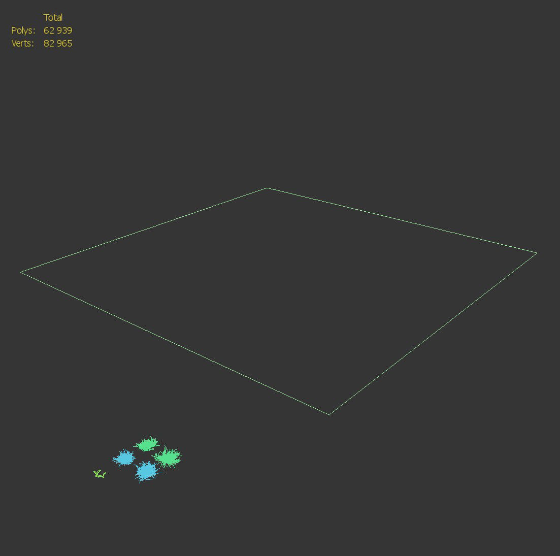 Lawn Grass 01 3D model_14
