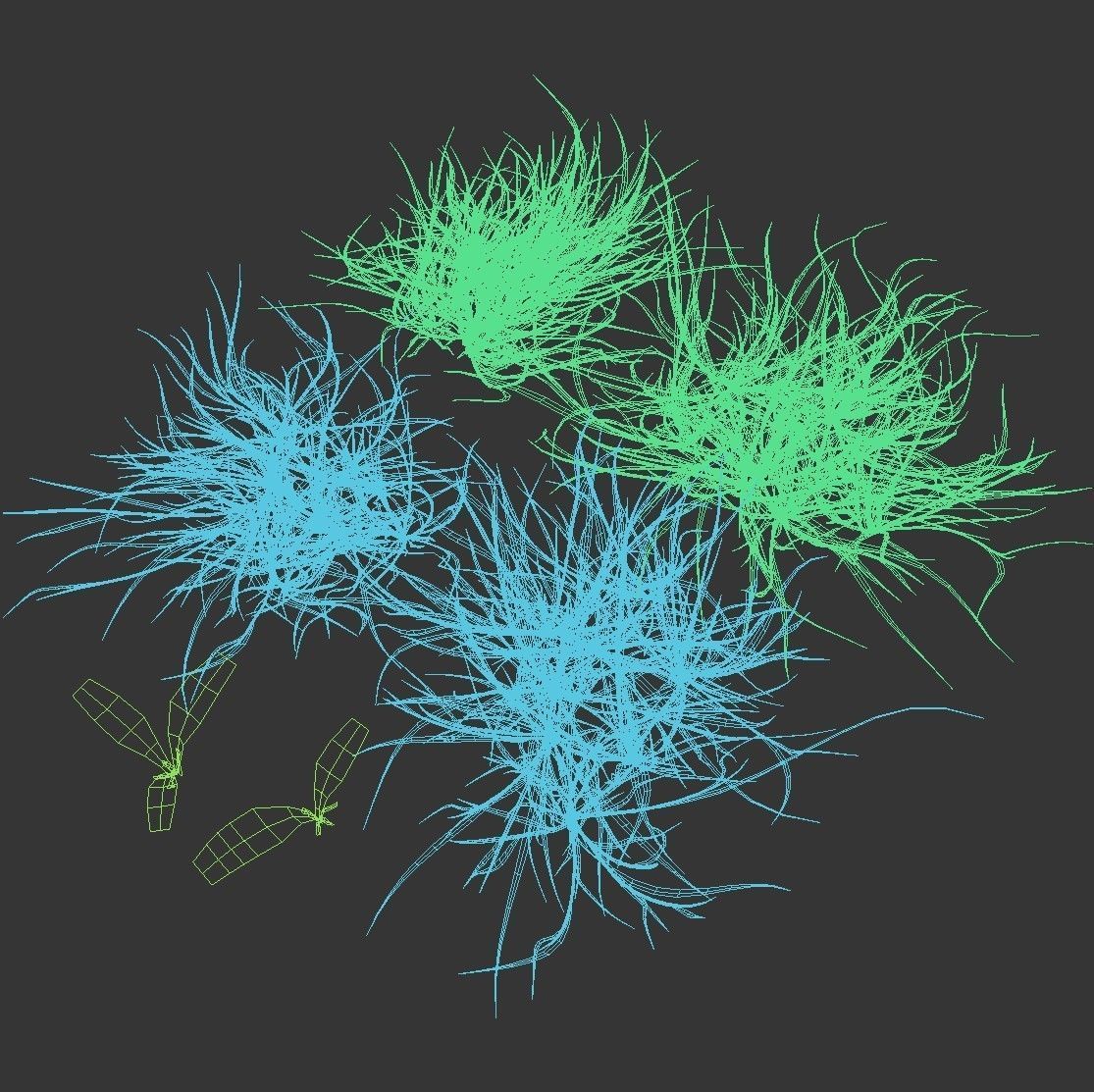 Lawn Grass 01 3D model_13