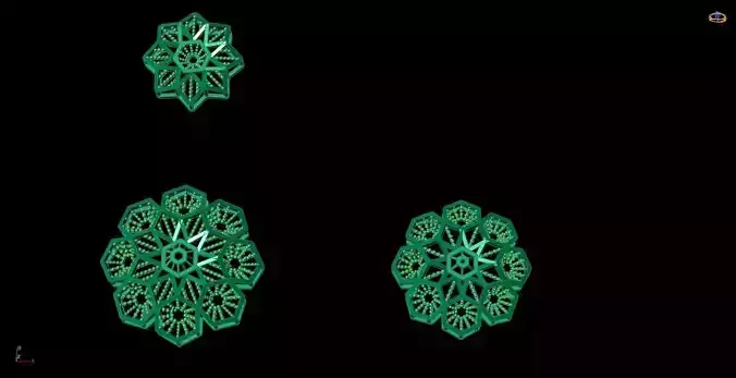 Pendant Set 8 egyptian ornaments