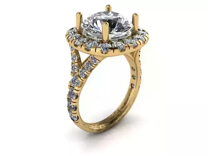 halo diamond ring 327