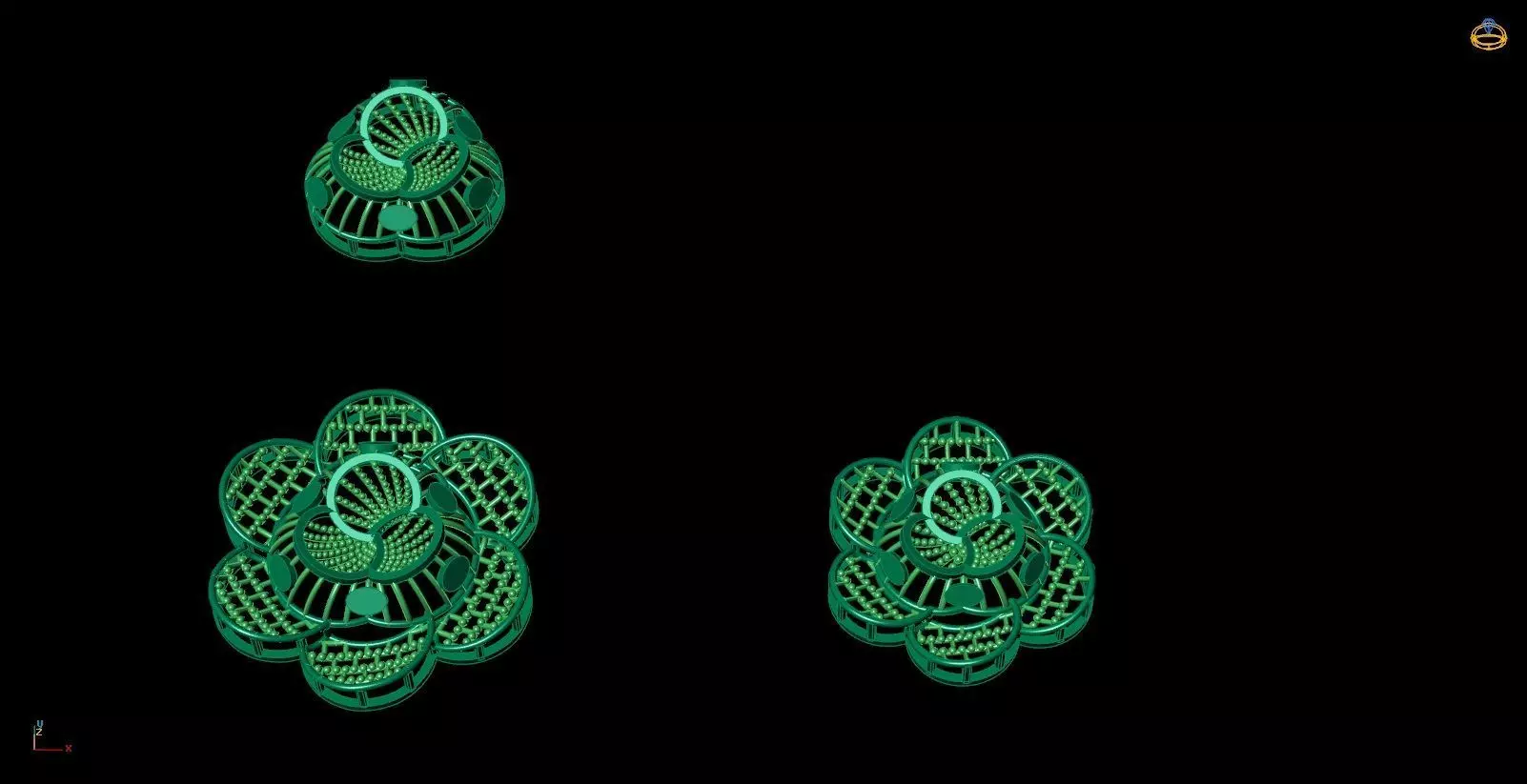 Pendant Set 11 3D print model_0