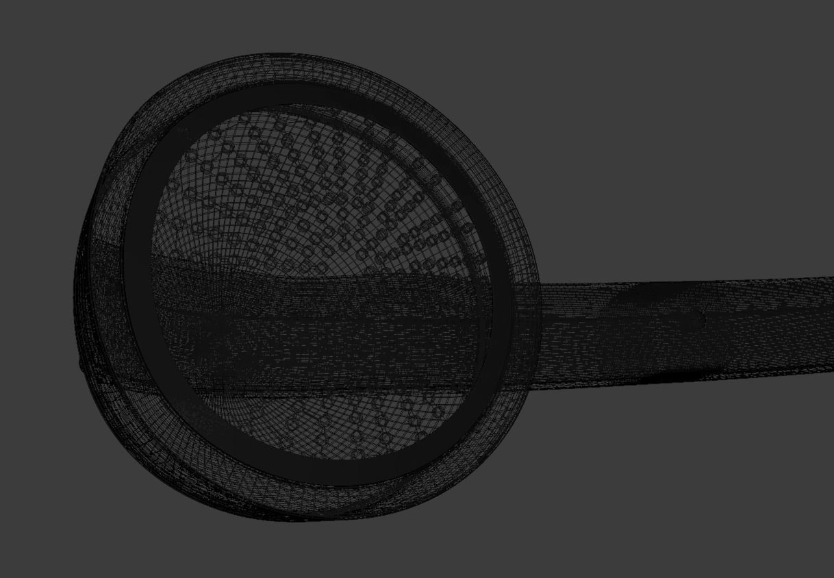 Telephone vintage Low-poly 3D model_7