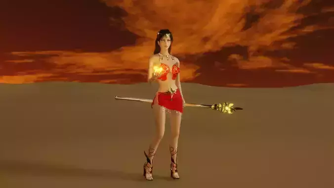 Beautiful sorceress of the East