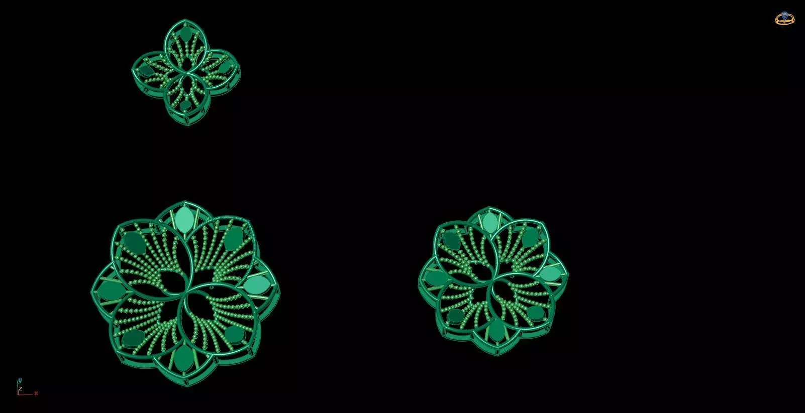 Pendant Set 15 3D print model_0